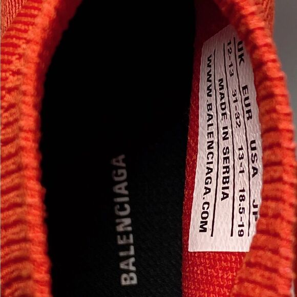 Balenciaga Kid's Speed LU Sock Sneakers size 13-1 - Picture 7 of 10